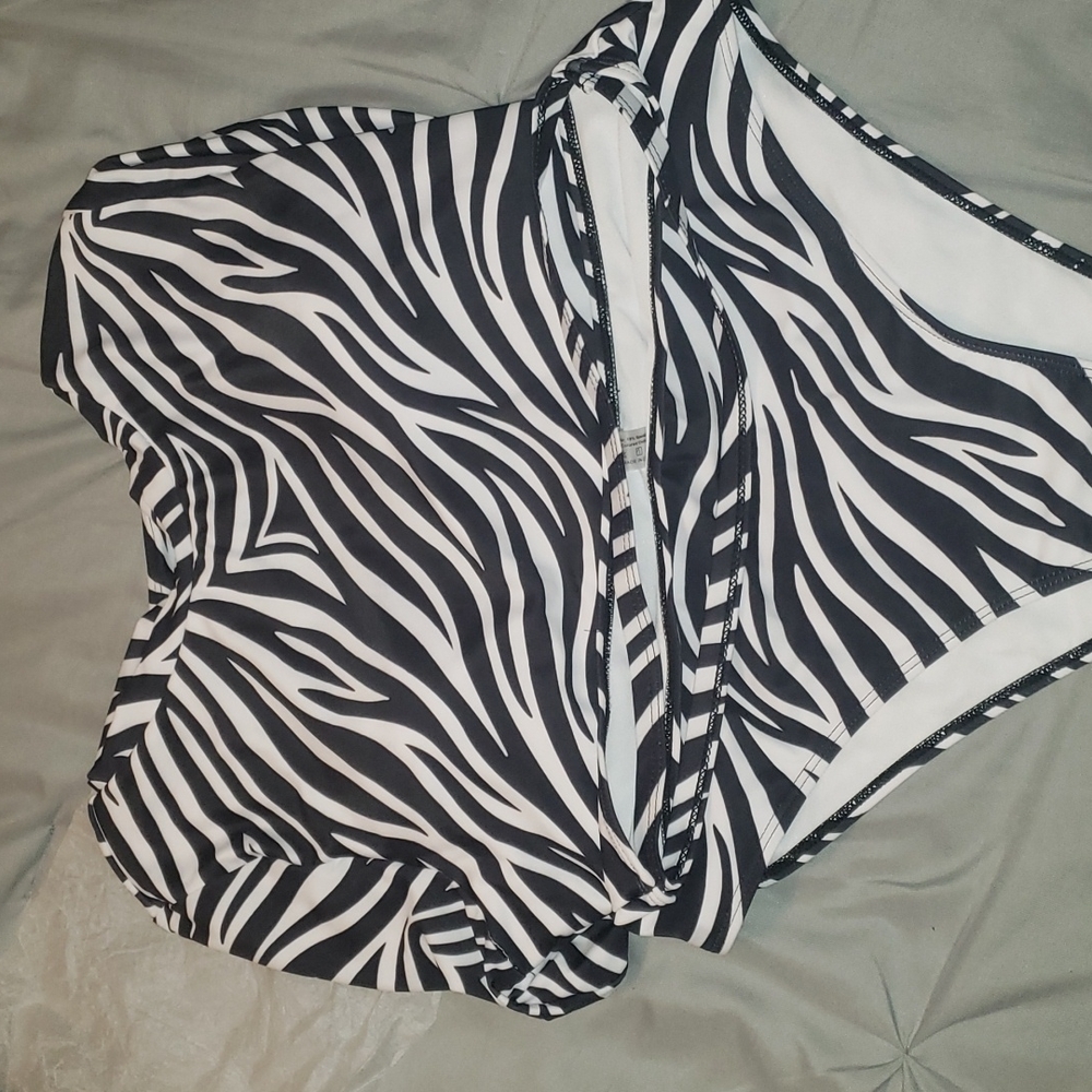 High waisted bathing suit